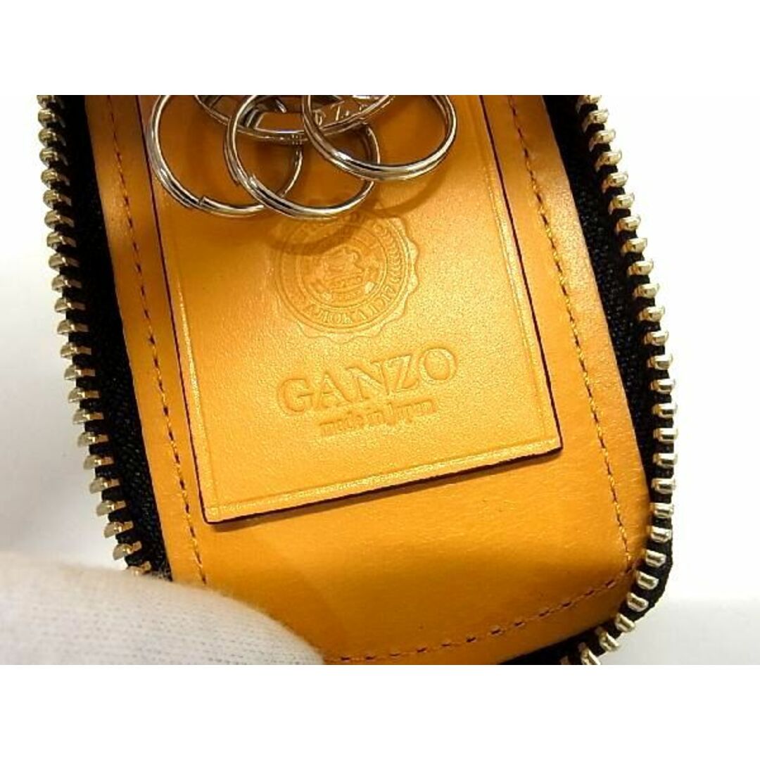 GANZO(ガンゾ)の■新品同様■ GANZO ガンゾ レザー 3連 キーケース 鍵入れ レディース メンズ ブラック系 BG3980  メンズのファッション小物(キーケース)の商品写真