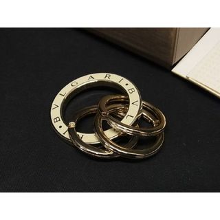 ブルガリ(BVLGARI)の■新品■未使用■ BVLGARI ブルガリブルガリ キーリング キーホルダー チャーム ゴールド系×アイボリー系 AP9704 (その他)