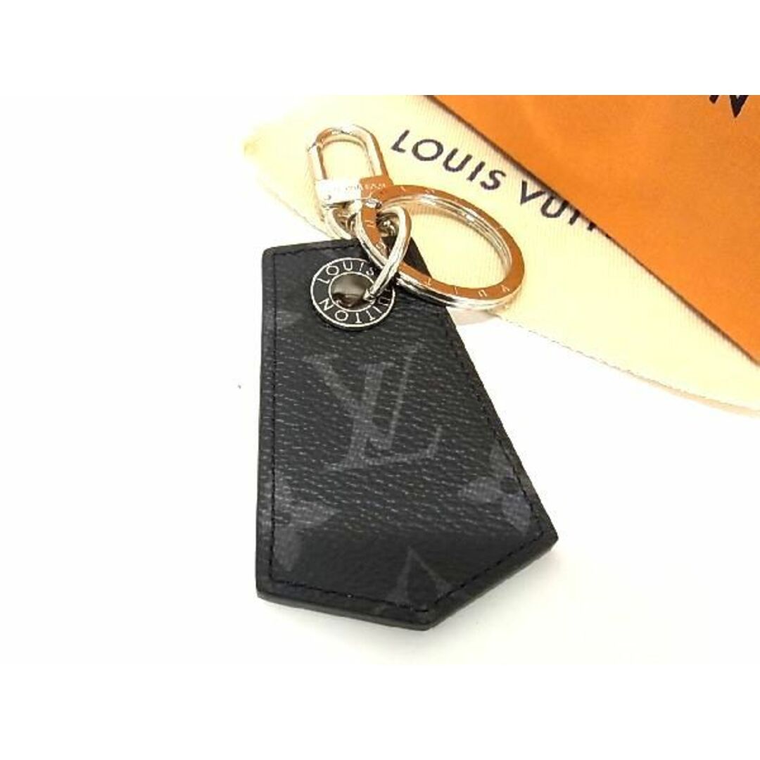 ■極美品■ LOUIS VUITTON ルイヴィトン MP1795 モノグラムエクリプス アンシャッペ キーホルダー キーリング ブラック系 AT0626