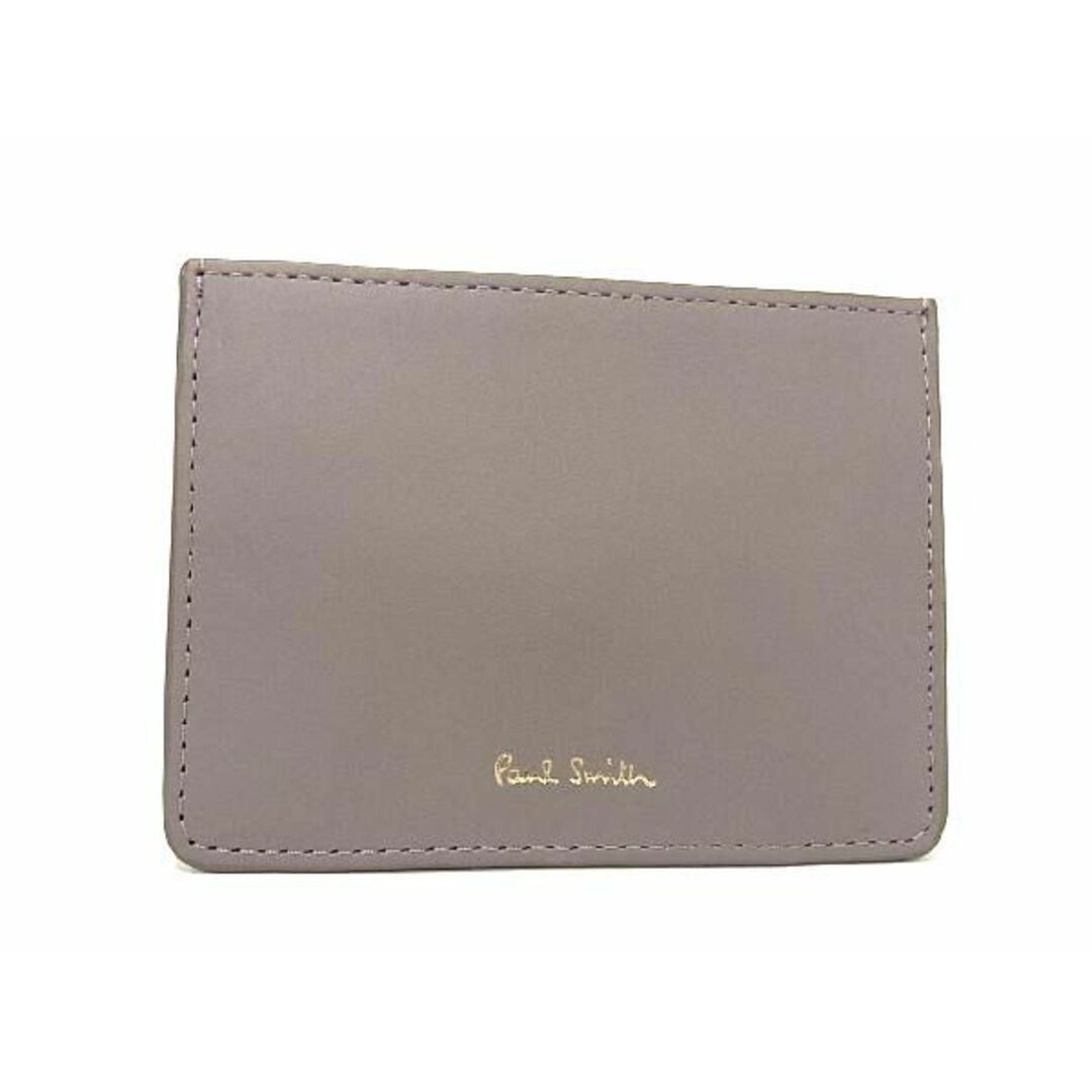 Paul Smith(ポールスミス)の■新品同様■ Paul Smith ポールスミス レザー カードケース 定期入れ 名刺入れ レディース グレージュ系×ピンク系 AP9507  メンズのファッション小物(その他)の商品写真