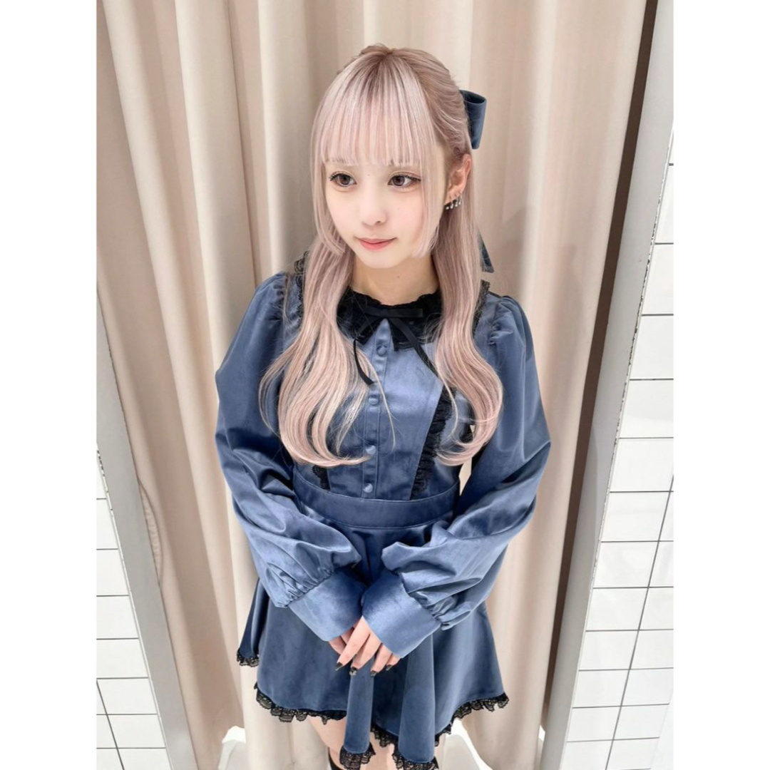 Bubbles ベルベット セットアップ ブルー - その他 Bubbles ベルベット セットアップ ブルー - その他