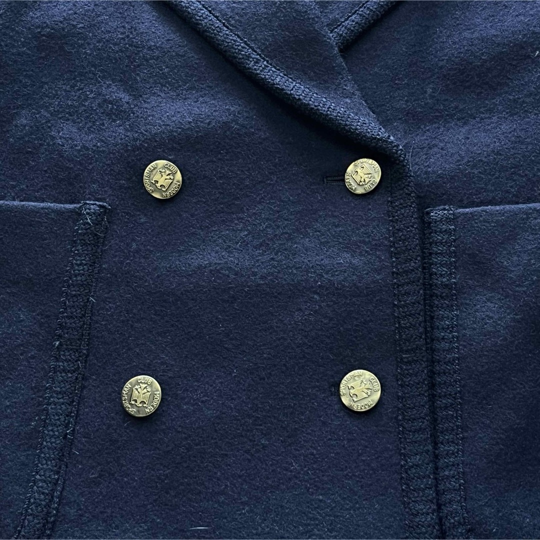 アイレマグレース　ネイビー　コート レディースのジャケット/アウター(ピーコート)の商品写真