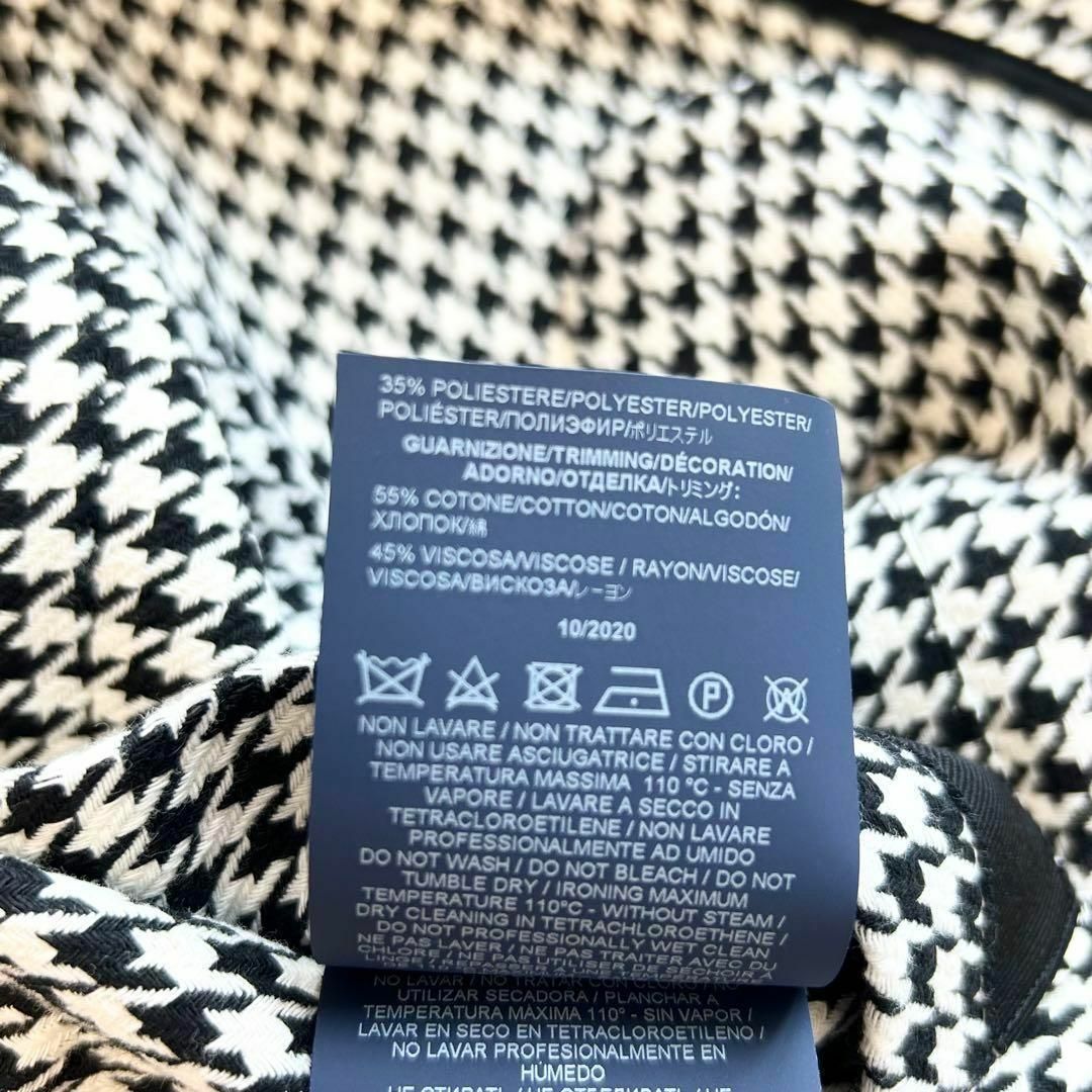 HERNO - 極美品 定価11万 HERNO 2022 千鳥格子柄 ノーカラージャケット