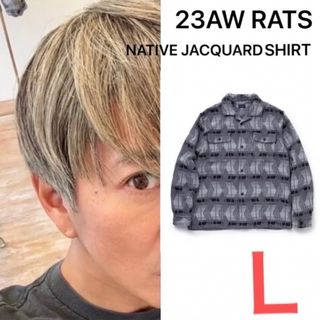 ラッツ(RATS)の23AW RATS NATIVE JACQUARD SHIRT キムタク(シャツ)