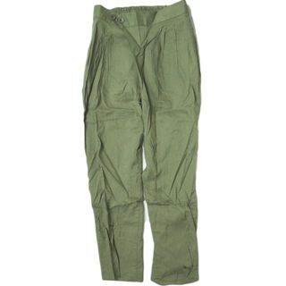 スティーブンアラン(steven alan)のSteven Alan スティーブンアラン 日本製 ST L/R SUPER BAGGY RAP ANKLE リネンスーパーバギーラップアンクルパンツ 8114-243-0082 M OLIVE 2タック イージー ボトムス【中古】【Steven Alan】(その他)