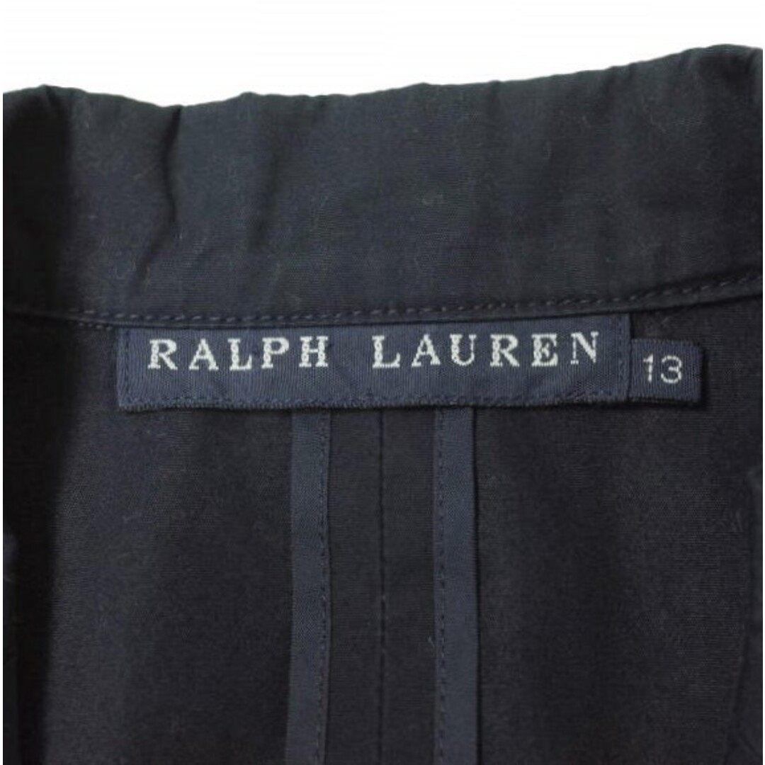 Ralph Lauren(ラルフローレン)のRALPH LAUREN ラルフローレン コットン2Bジャケット BRRLYM2502 13 ネイビー テーラード アウター【中古】【RALPH LAUREN】 レディースのジャケット/アウター(テーラードジャケット)の商品写真