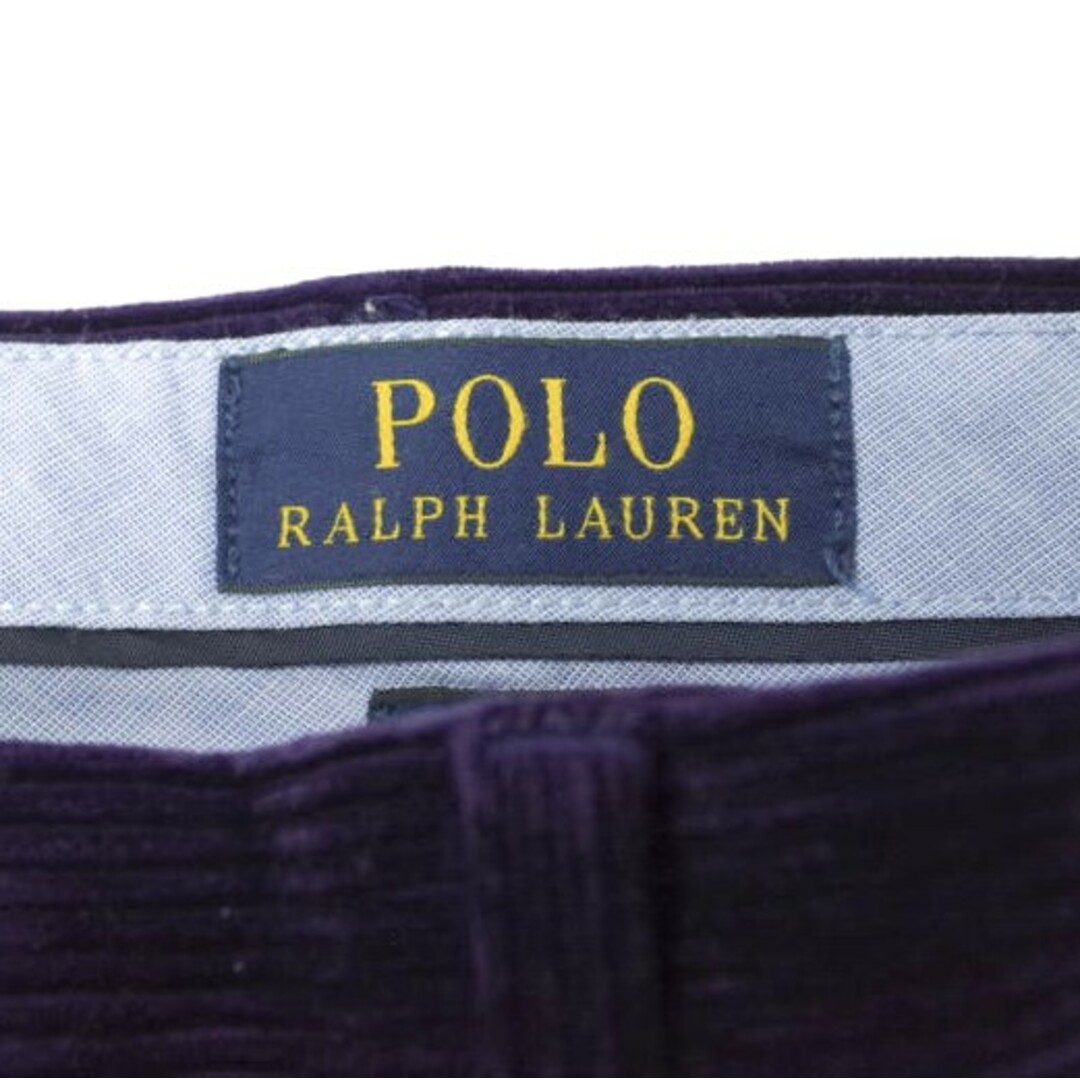 POLO RALPH LAUREN(ポロラルフローレン)のPOLO RALPH LAUREN ポロ・ラルフローレン スリムフィット ストレッチコーデュロイパンツ 4860115ADLF 30 パープル トラウザーズ ボトムス【中古】【POLO RALPH LAUREN】 メンズのパンツ(その他)の商品写真