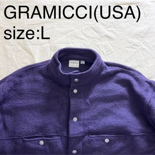 グラミチ(GRAMICCI)のGRAMICCI(USA)ビンテージフリースジャケット　L(ブルゾン)