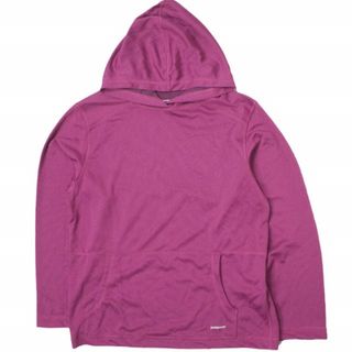 パタゴニア(patagonia)のPATAGONIA パタゴニア ポリエステルメッシュプルオーバーフーディー 62525 KIDS L(12) パープル パーカー トップス【中古】【PATAGONIA】(パーカー)