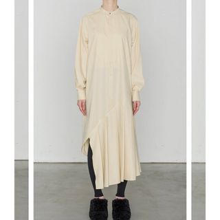 ハイク(HYKE)のHYKE FD BOSOM SHIRT DRESS(ロングワンピース/マキシワンピース)