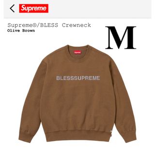 シュプリーム(Supreme)のSupreme x BLESS Crewneck "Olive Brown"(スウェット)