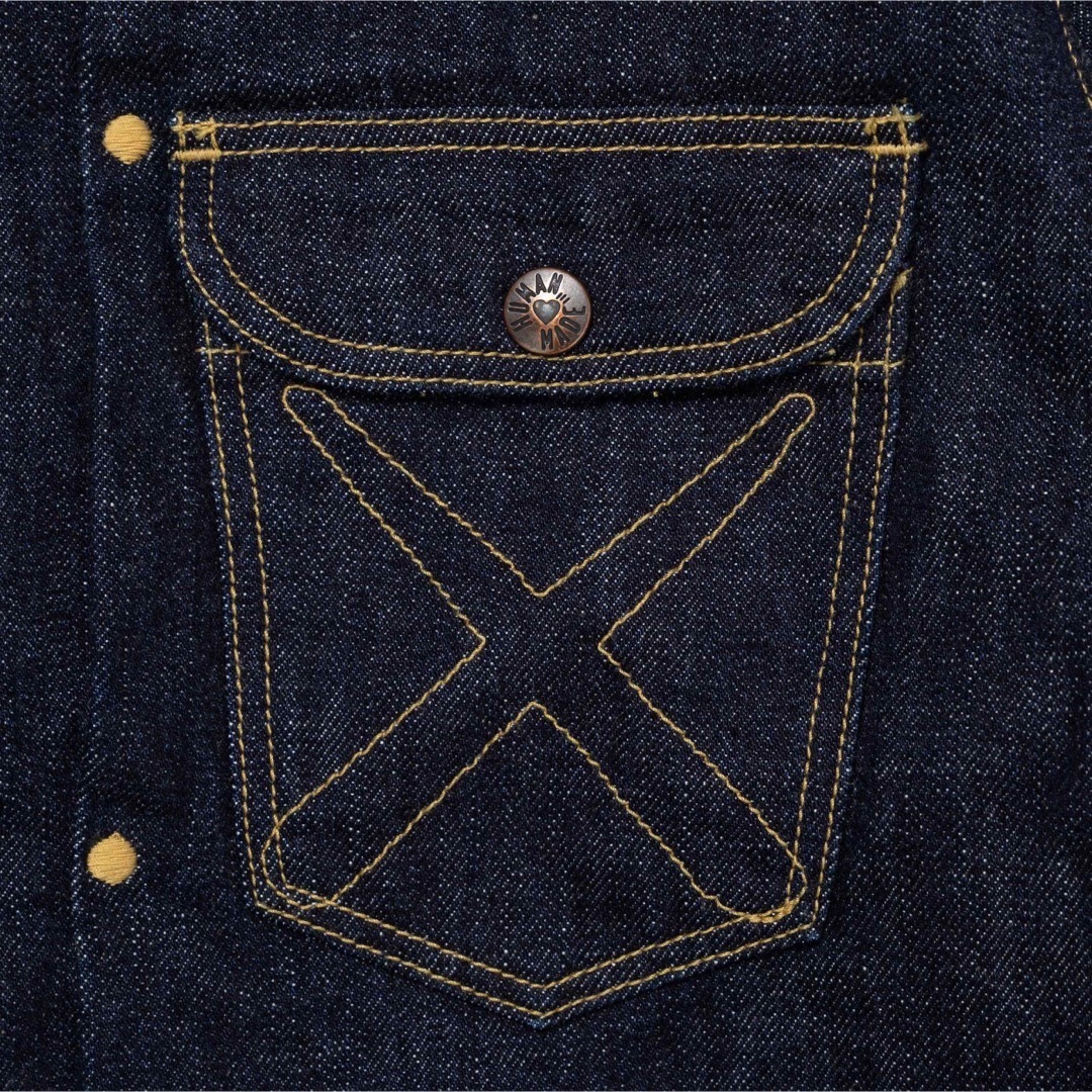 HUMAN MADE - M KAWS HUMAN MADE DENIM WORK JACKET コラボの HUMAN MADE - M KAWS HUMAN MADE DENIM WORK JACKET コラボの