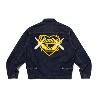 ヒューマンメイド(HUMAN MADE)のM KAWS HUMAN MADE DENIM WORK JACKET コラボ(Gジャン/デニムジャケット)