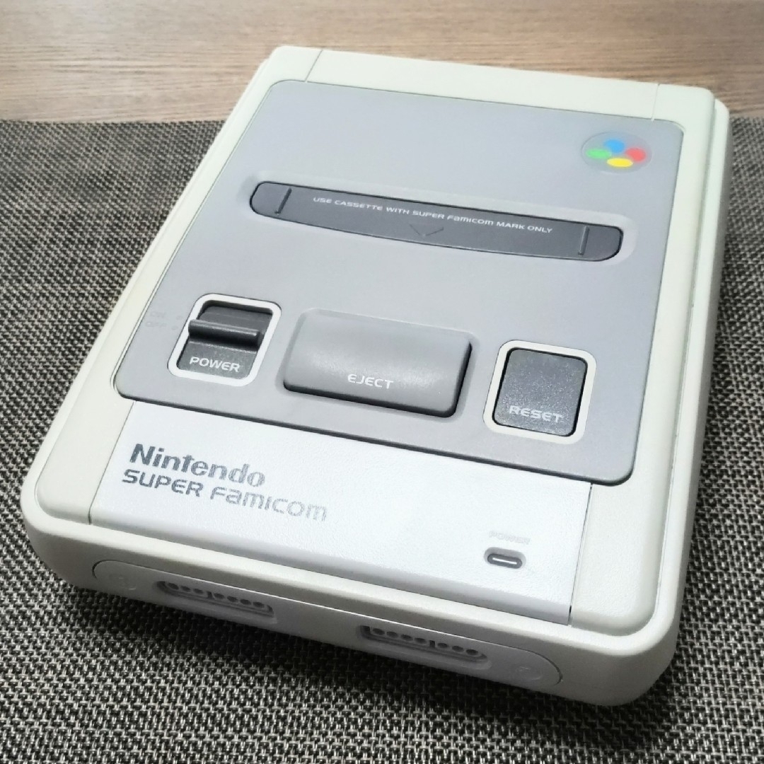 任天堂(ニンテンドウ)のNintendo 「スーパーファミコン＆ソフト」セット エンタメ/ホビーのゲームソフト/ゲーム機本体(家庭用ゲーム機本体)の商品写真