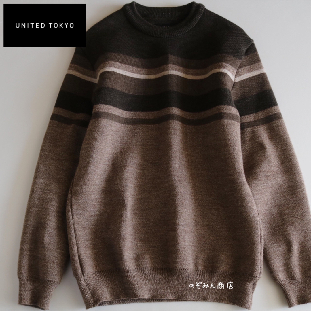 UNITED TOKYO - 【UNITED TOKYO】極美品 肉厚ニット M 灰 日本製☆の ...