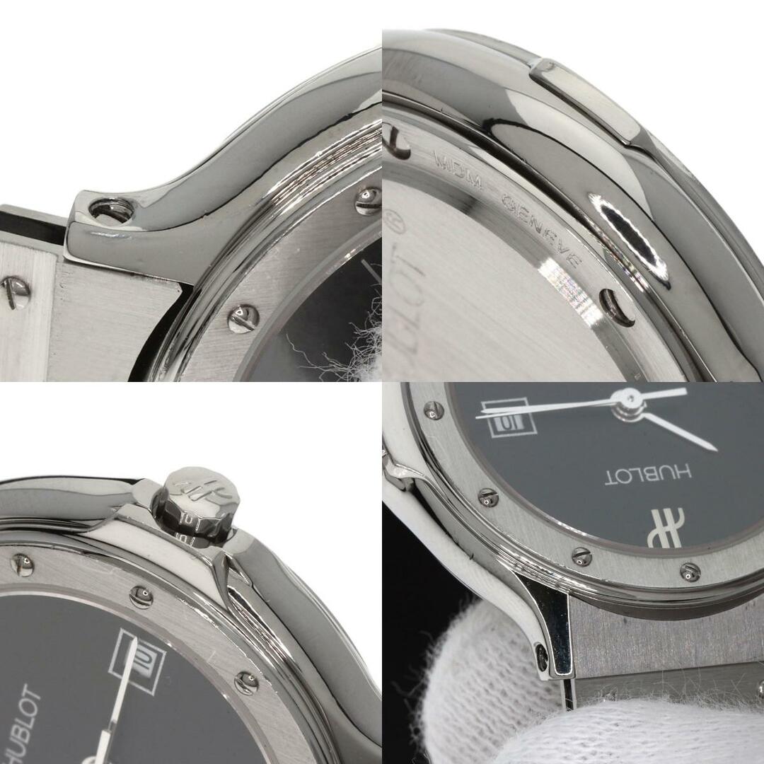 HUBLOT 1390.100.1　 MDM クラシックミニ 1280.1 腕時計 SS ラバー レディース