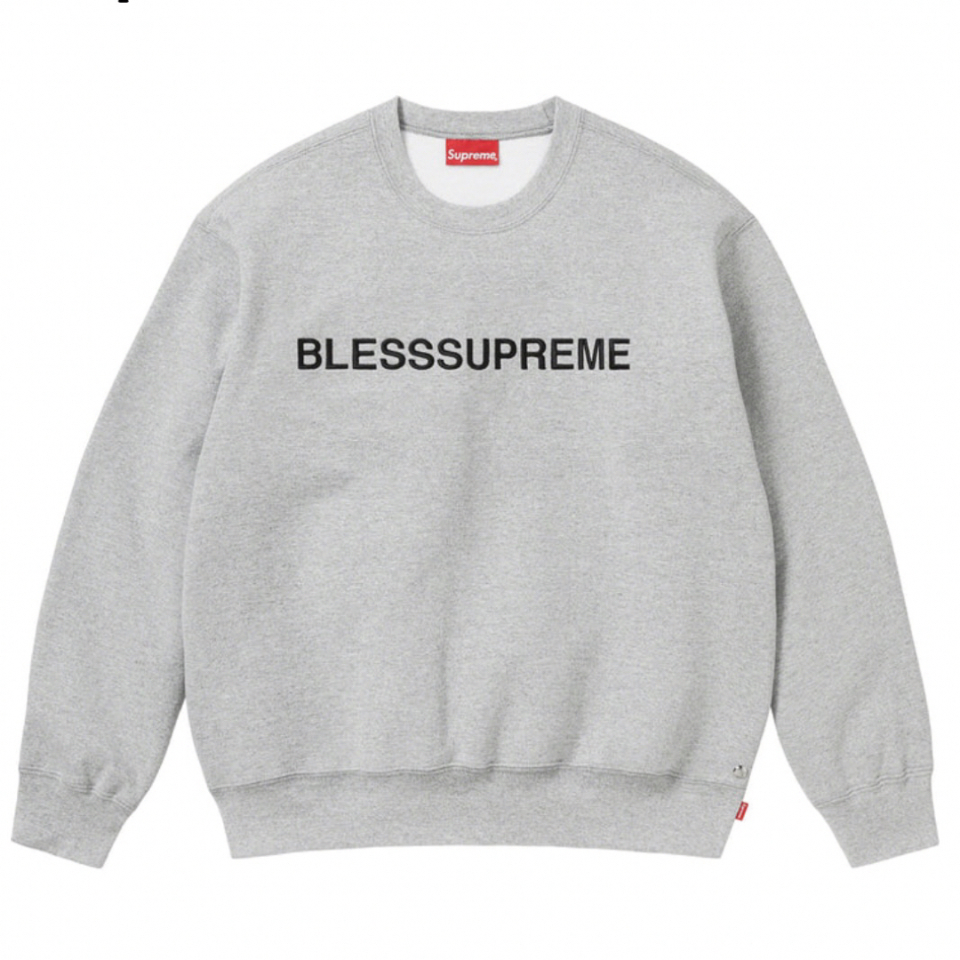 Supreme x BLESS Crewneck Heather Grey L