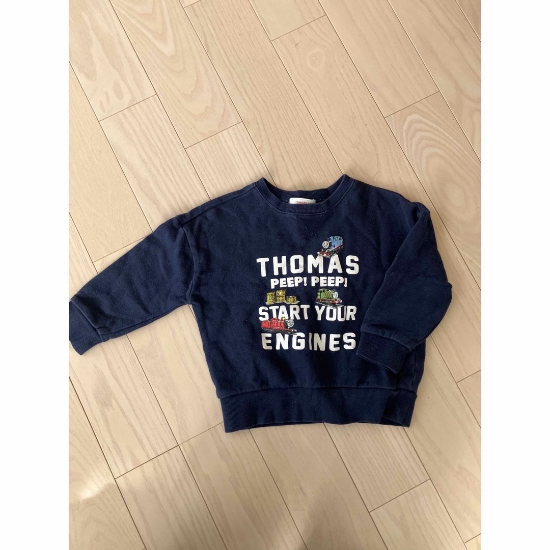 THOMAS(トーマス)のトーマス　トレーナー　100 とロンＴセット キッズ/ベビー/マタニティのキッズ服男の子用(90cm~)(その他)の商品写真