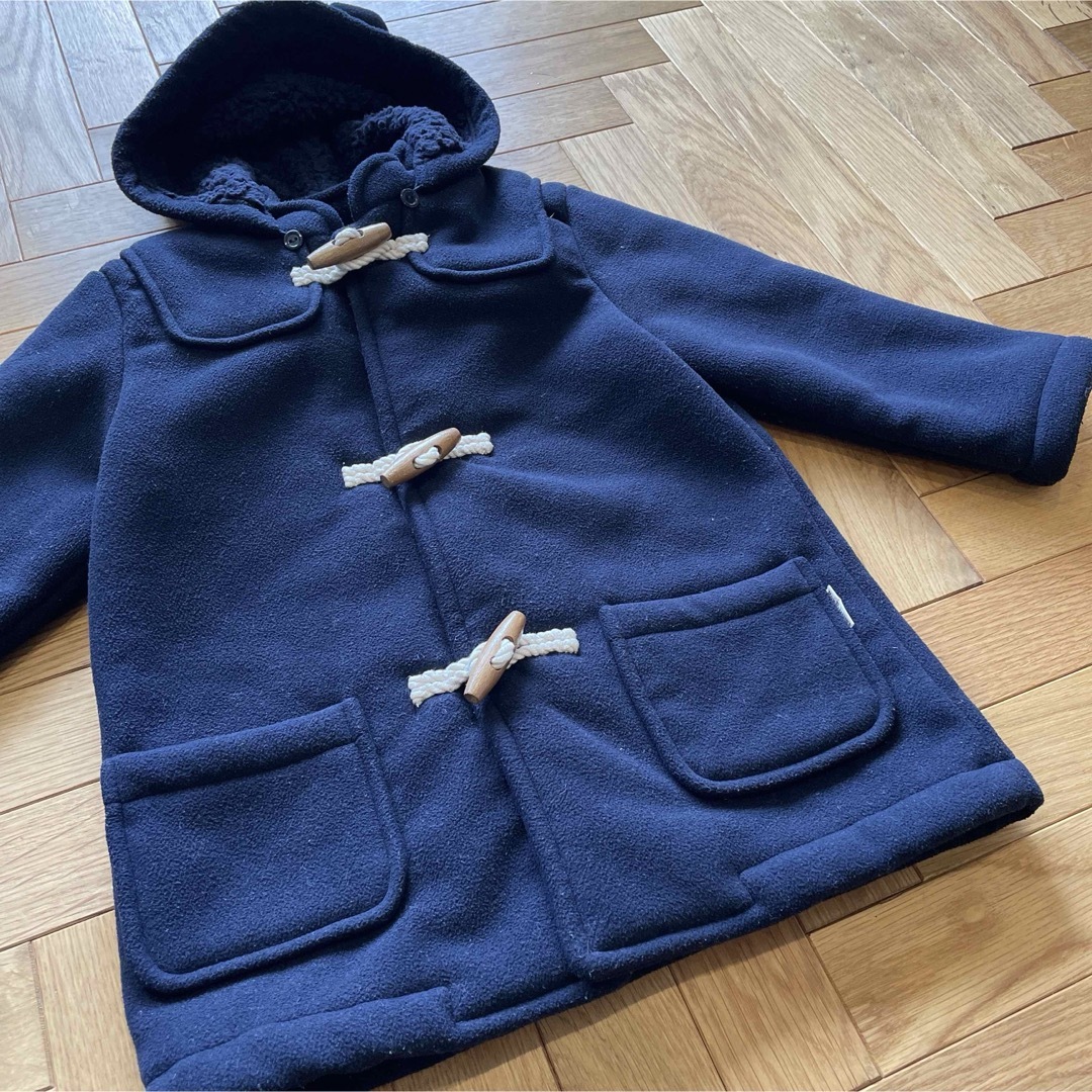 ミキハウス ホットビスケッツ フリースボンディング ダッフルコート