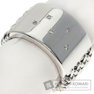 SELECT JEWELRY 5P ダイヤモンド リング・指輪 K18WG レディース(リング(指輪))