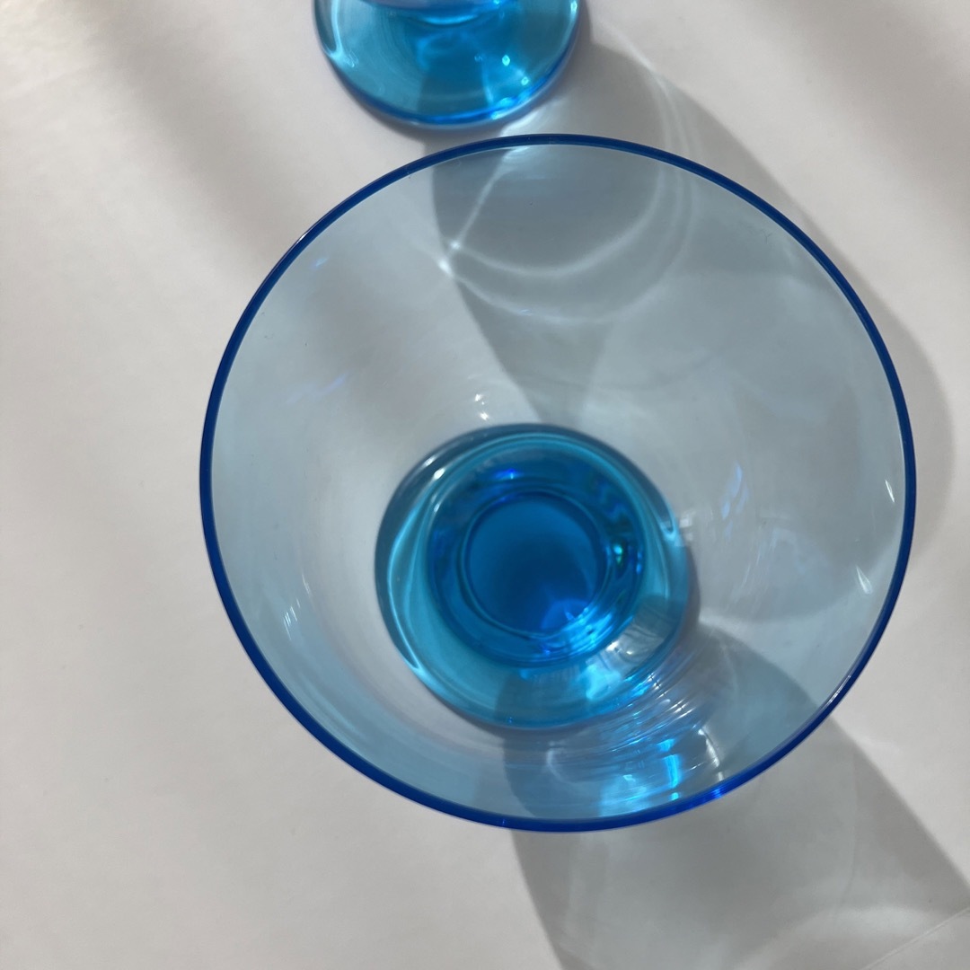 新品未使用　箱付き　イッタラ レンピ  ライトブルー　2個 グラス