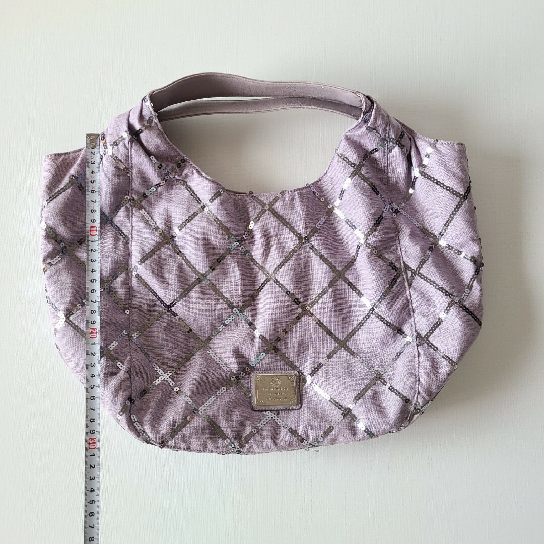 バッグ　カバン　トート　パープル　紫 レディースのバッグ(トートバッグ)の商品写真