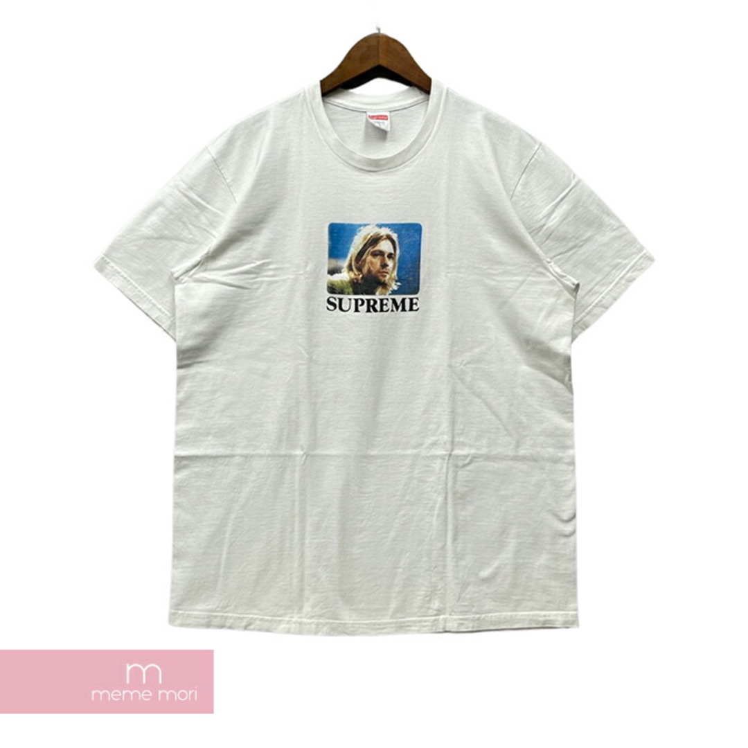 Supreme シュプリーム Tシャツ サイズ:L 23SS Kurt Cobain カート・コバーン フォト クルーネック 半袖 Tシャツ Kurt Cobain Tee ホワイト 白 トップス カットソー コラボ 【メンズ】