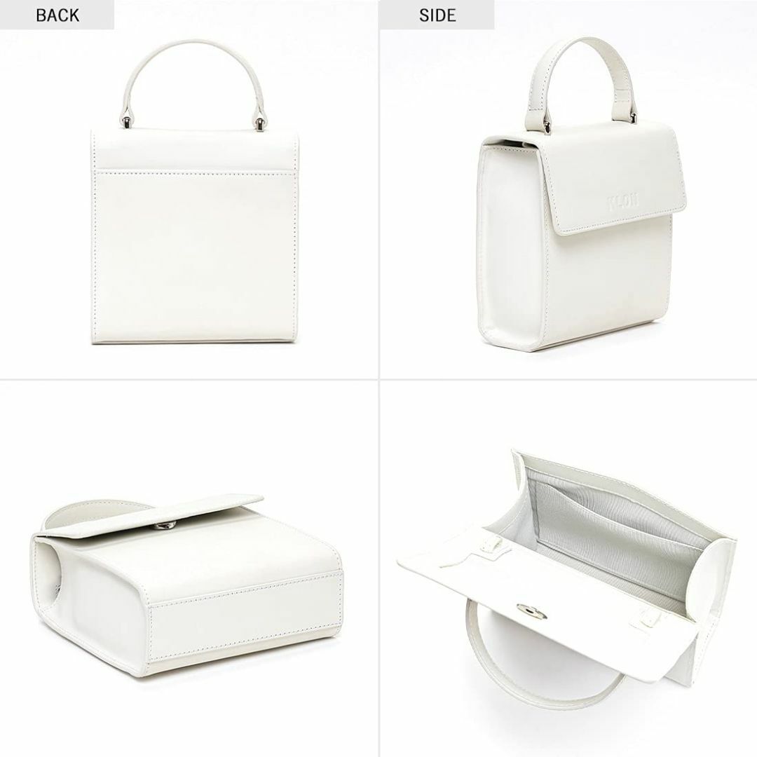 【色: ホワイト】KLON バッグ レディース ショルダー ハンドバッグ BAG