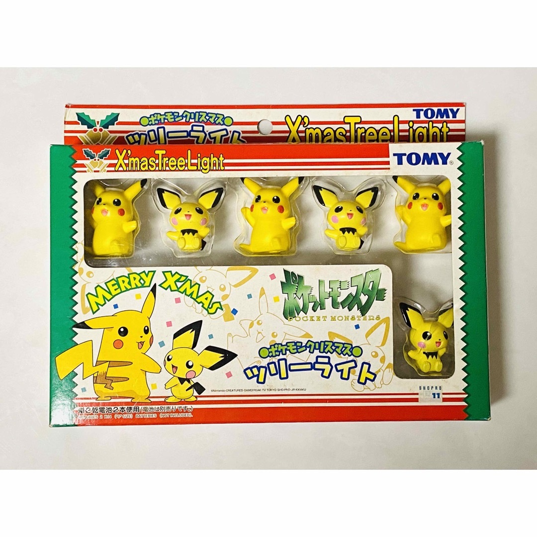 【 絶版品 】ヴィンテージ  TOMY  ポケモンクリスマス  ツリーライトクリスマスツリー