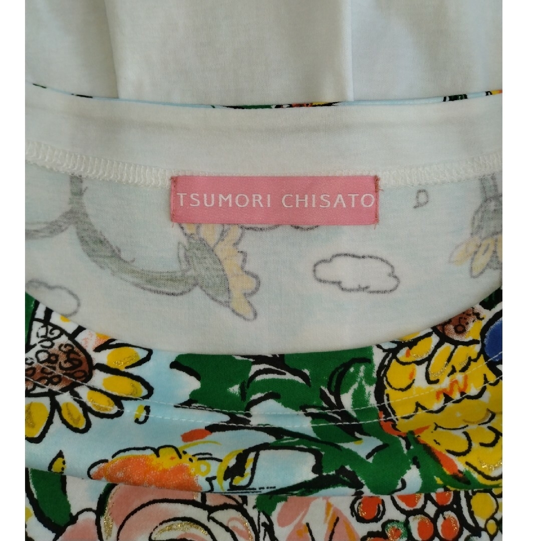 TSUMORI CHISATO(ツモリチサト)のTSUMORI CHISATO　ツモリチサト　サンフラワーT サイズ2＆おまけ レディースのトップス(カットソー(半袖/袖なし))の商品写真