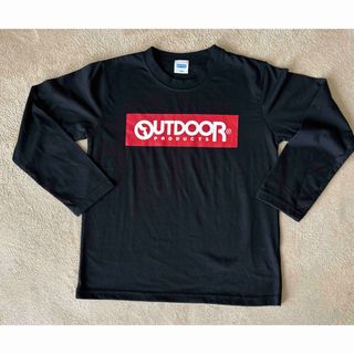 アウトドアプロダクツ(OUTDOOR PRODUCTS)の新品　アウトドア　長袖Tシャツ　黒　150cm(Tシャツ/カットソー)