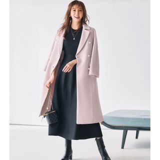 ジャスグリッティー(JUSGLITTY)の【m様専用】美香さん着用ジャスグリッティー ニットフレアワンピース(ロングワンピース/マキシワンピース)