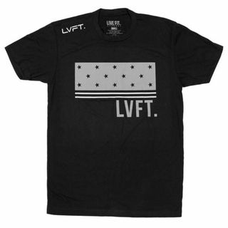 ★LIVE FIT リブフィット Tシャツ Mサイズ ブラック★ゴールドジム(Tシャツ/カットソー(半袖/袖なし))