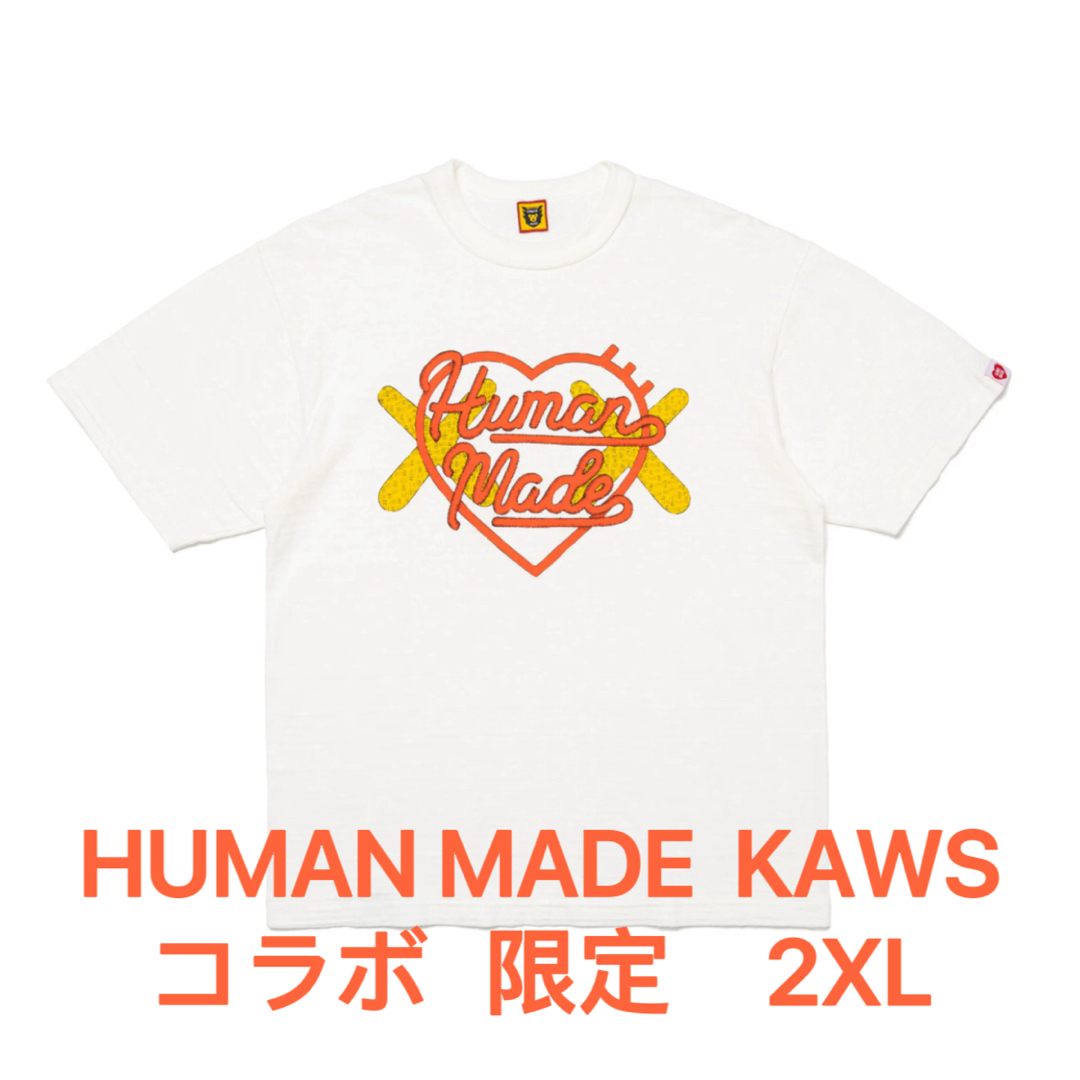 human made kaws コラボ tee Tシャツ 2xl