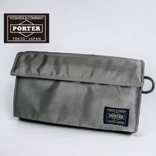 ポーター(PORTER)のPORTER ポーター  タンカー ウォレット 長財布  シルバーグレー(長財布)