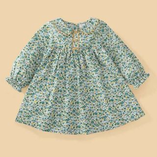 プチバトー(PETIT BATEAU)の花柄ワンピース(ワンピース)