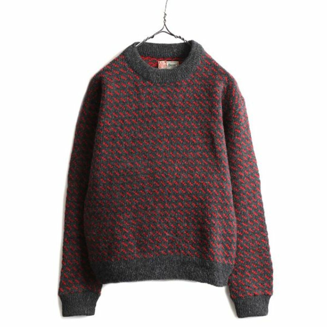 【初回限定】 ノルウェー製 80s - L.L.Bean エルエルビーン ウール バーズアイ 女性用