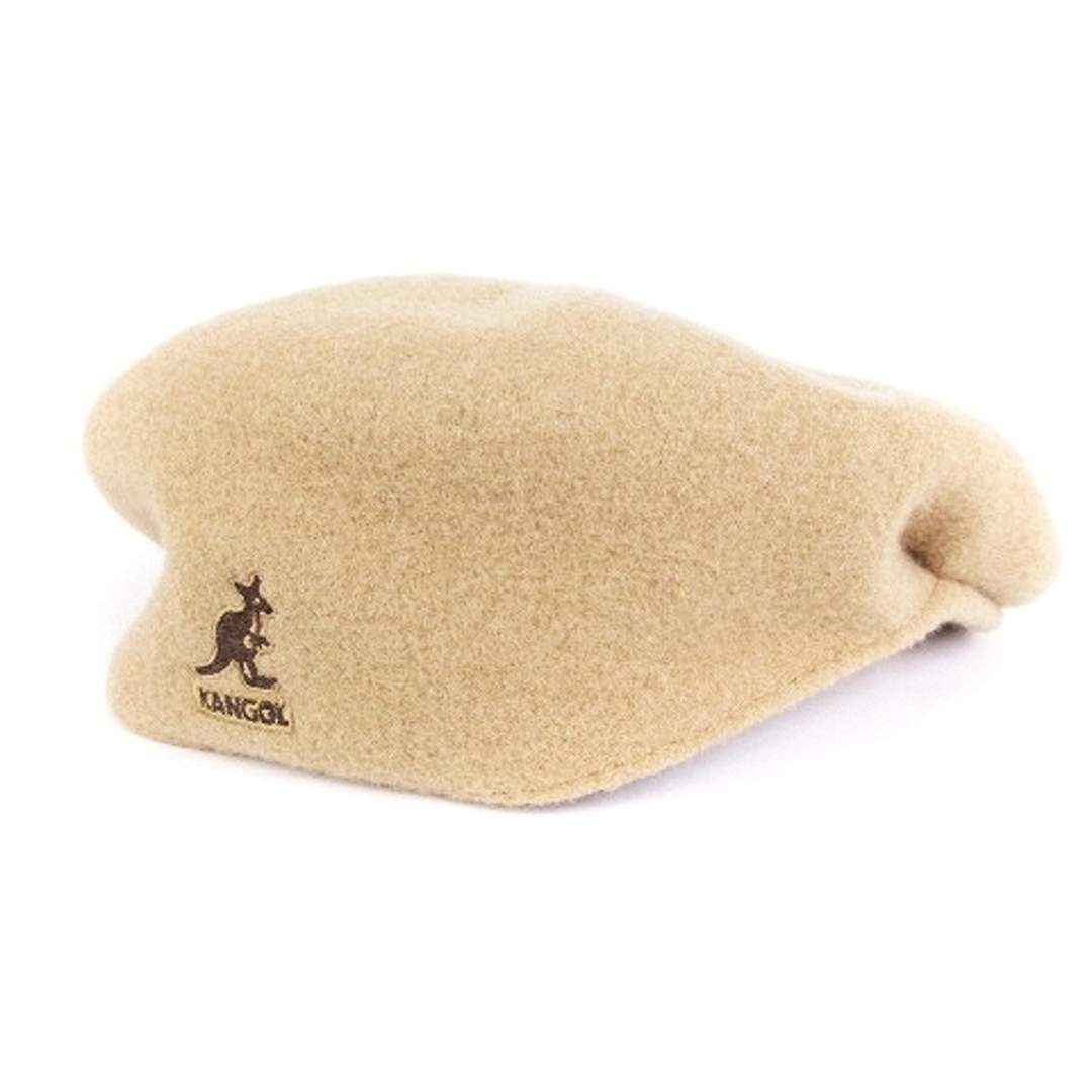 M 美品 KANGOL ハンチングキャップ カンゴール ベレー帽 ブラウン 茶