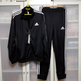 adidas - 新品未使用 黒 XL アディダス adidas ジャージ 上下 トラック ...