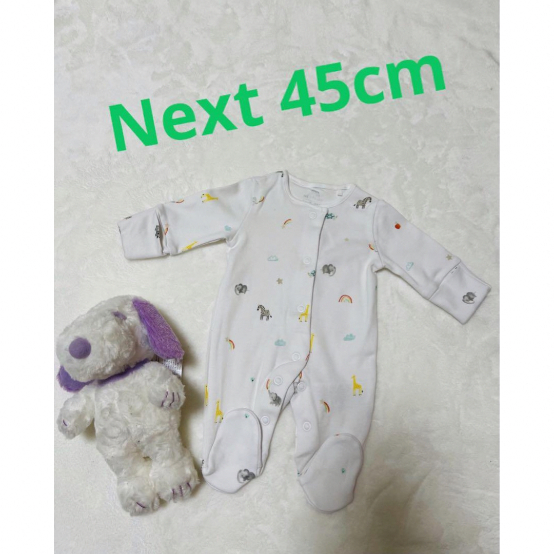 NEXT(ネクスト)のaya様専用オールインワン45cm2点 キッズ/ベビー/マタニティのベビー服(~85cm)(カバーオール)の商品写真