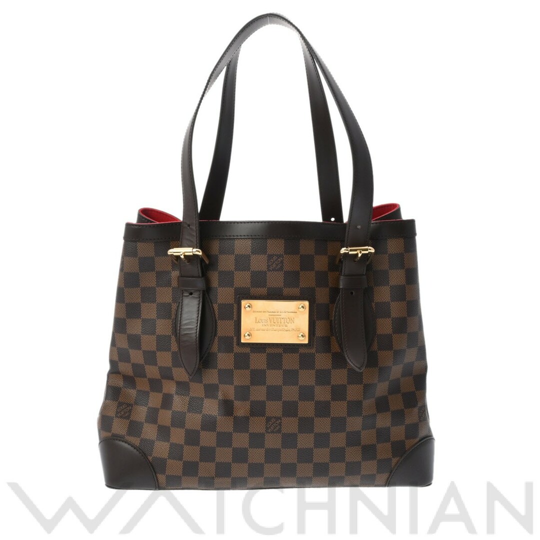 ルイ ヴィトン LOUIS VUITTON N51204 CA2057 レディース トートバッグ ダミエ ブラウン ダミエキャンバスフック金具内側