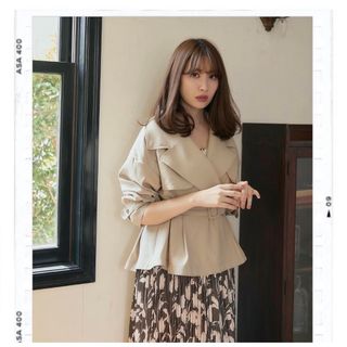 Her lip to - 【未使用美品】Belted Dress Trench Coatの通販 by