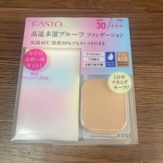 ファシオ(Fasio)のファシオ パワフルステイ UV ファンデーション キット 410 オークル(1セ(ファンデーション)