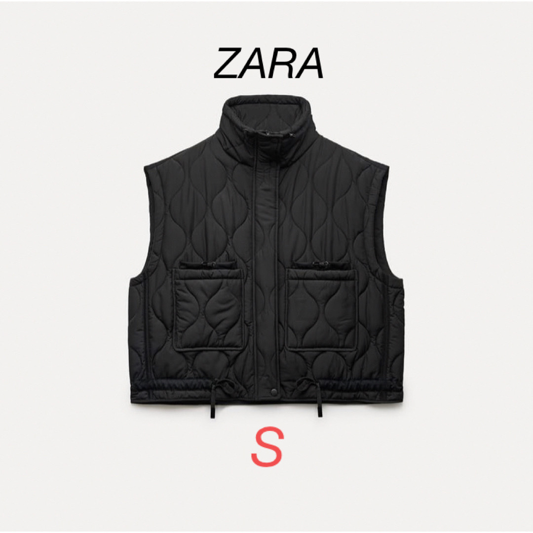 ZARA(ザラ)のZARA ウォーターレペレント ZW COLLECTION パフベスト S レディースのジャケット/アウター(ダウンベスト)の商品写真