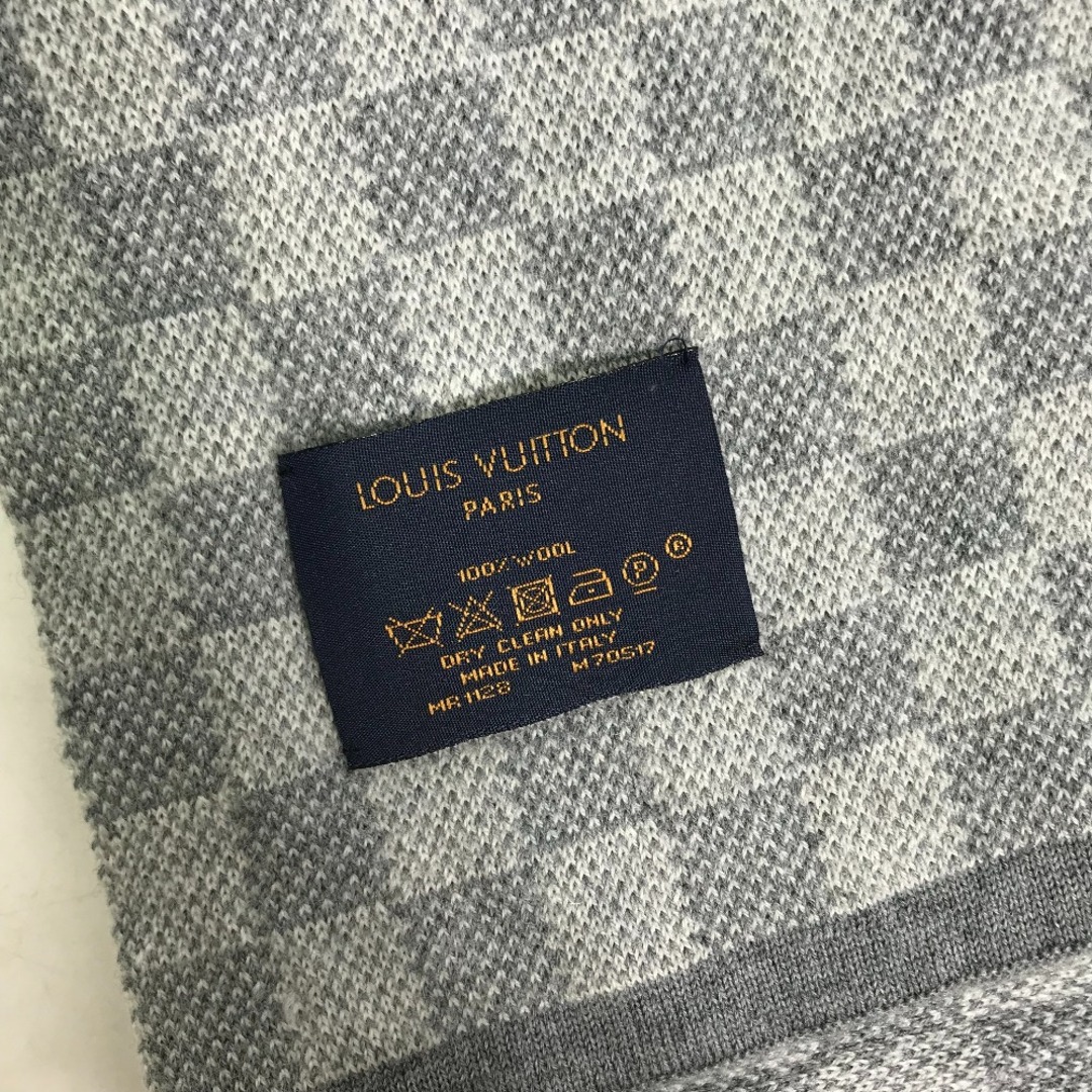 LOUIS VUITTON マフラー ウール グレー M70517