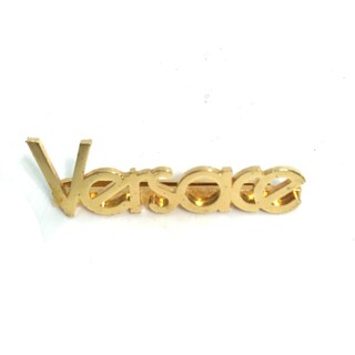ヴェルサーチ(VERSACE)のヴェルサーチ VERSACE ロゴ  ヘアアクセサリー ヘアピン メタル ゴールド(ヘアピン)