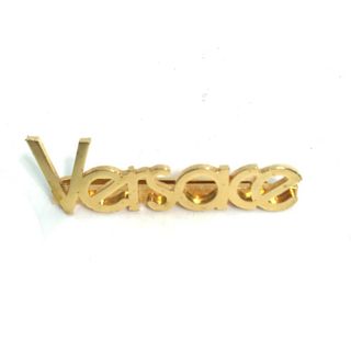 ヴェルサーチ(VERSACE)のヴェルサーチ VERSACE ロゴ  ヘアアクセサリー ヘアピン メタル ゴールド(ヘアピン)