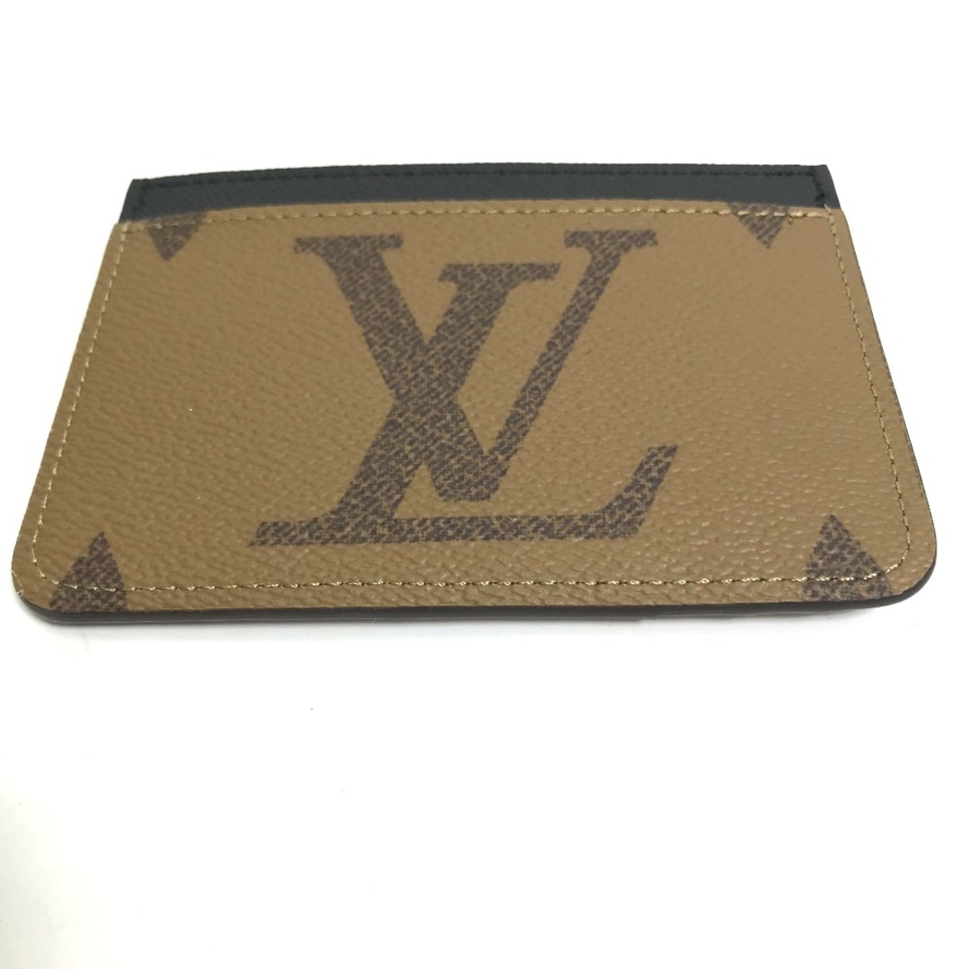 LOUIS VUITTON(ルイヴィトン)のルイヴィトン LOUIS VUITTON ポルトカルト LVサイドアップ M81462 モノグラム リバース  パスケース 名刺入れ カードケース モノグラムキャンバス ベージュ 新品同様 レディースのファッション小物(パスケース/IDカードホルダー)の商品写真