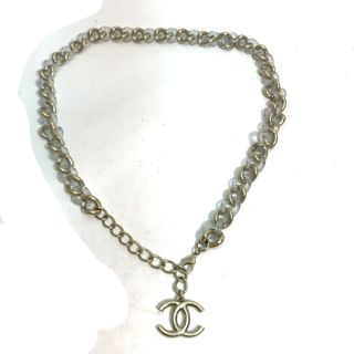 シャネル CHANEL CC ココマーク 17K チェーン ラメ ベルト メタル ゴールド