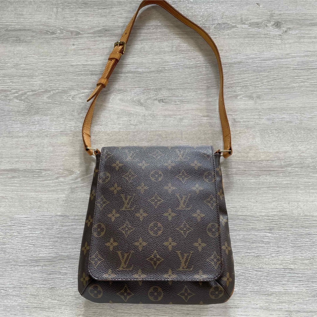 廃盤品【LOUIS VUITTON】ルイ・ヴィトン　ミュゼット・サルサ　ショート＊金具にクスミございます